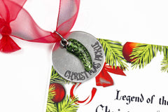 Ornament in black gift box packaging