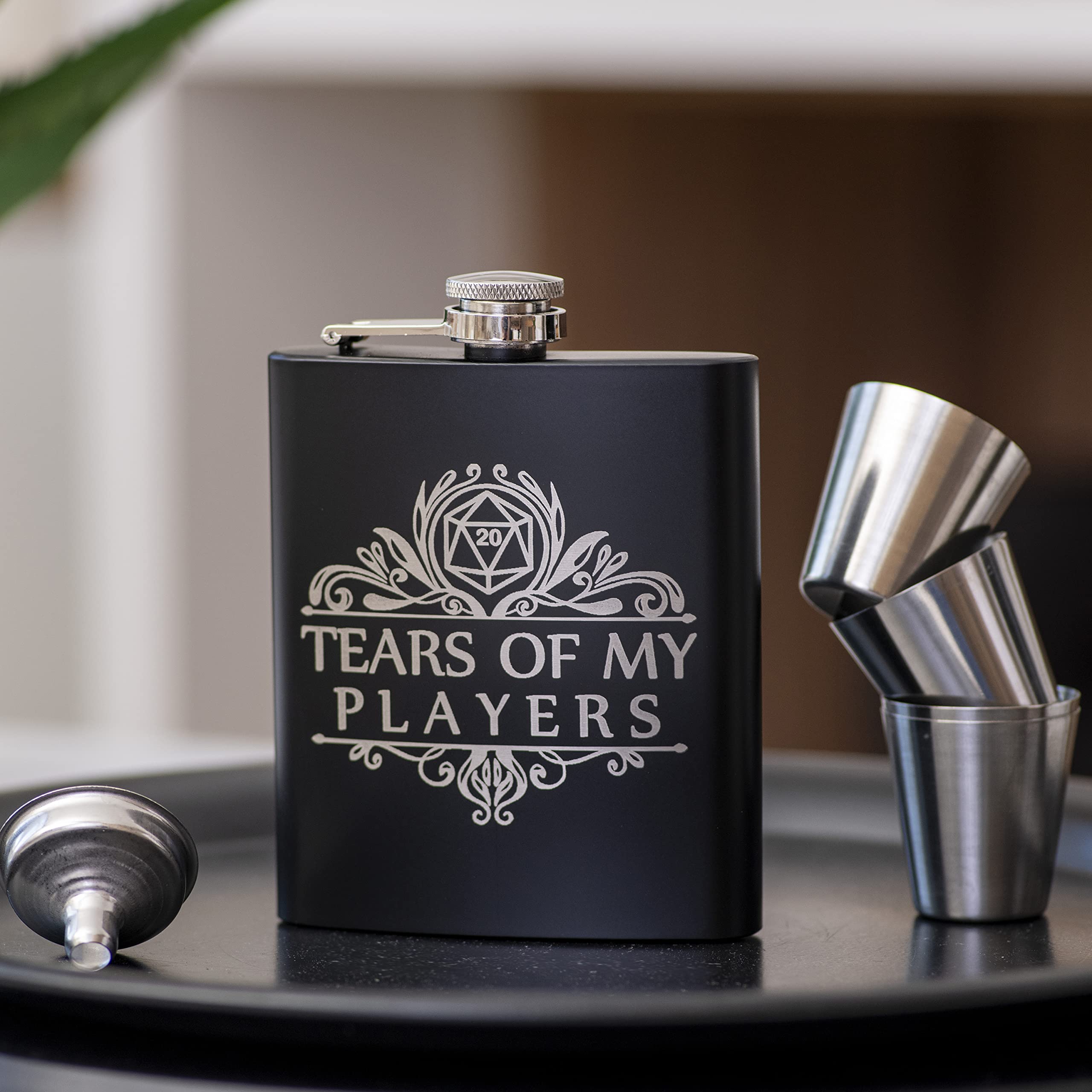 Black gift pouch for Tears of My Players flask