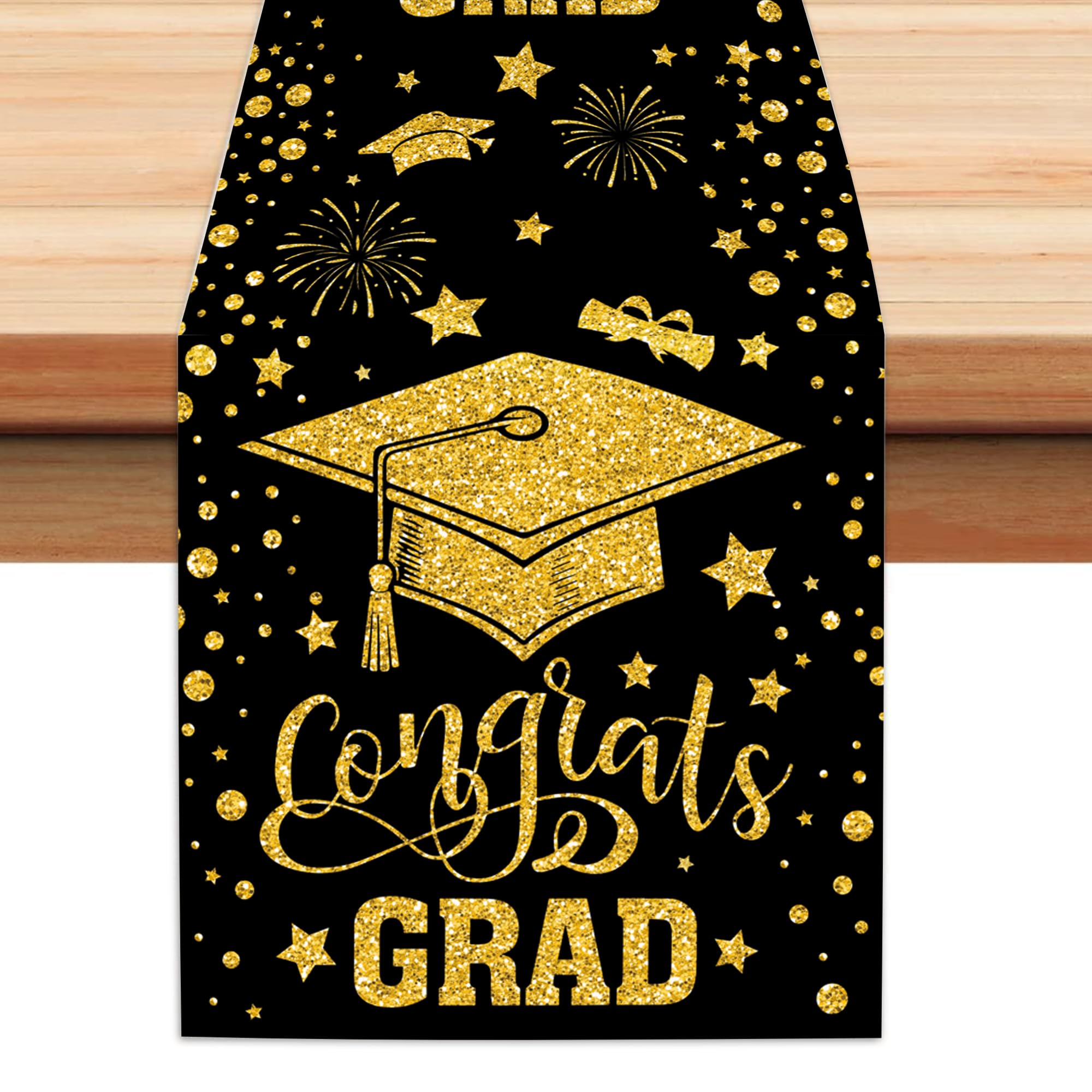 Waterproof and oil proof graduation table runner