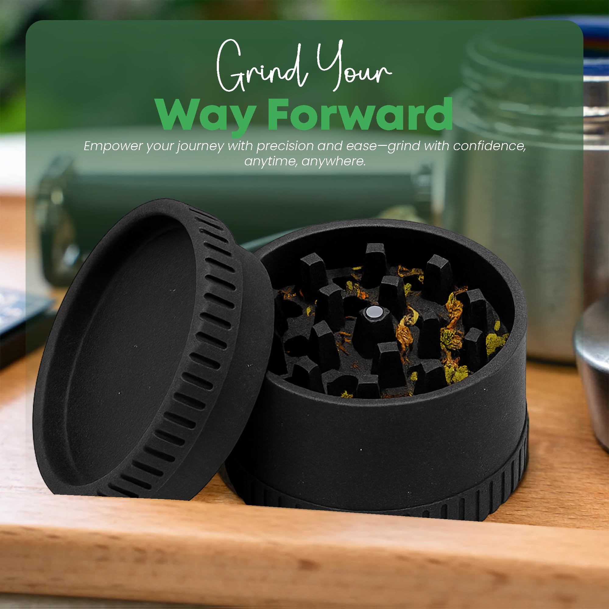 kitchen and outdoors herb grinder image