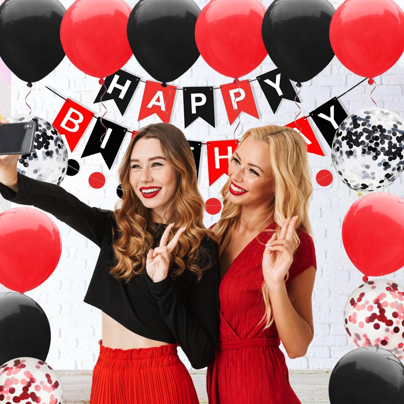 black latex balloons 12 inch