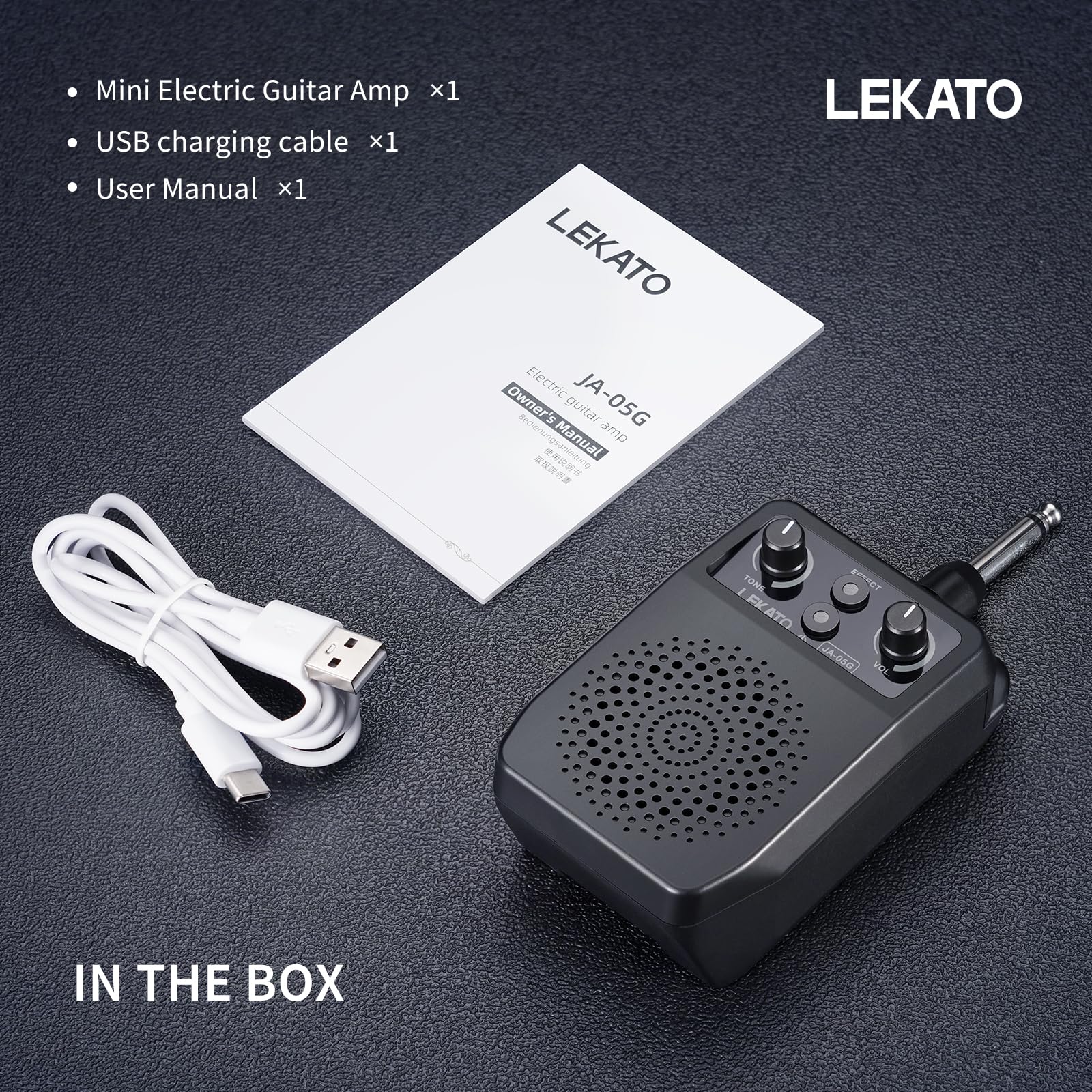 LEKATO JA-05G compact guitar amp black