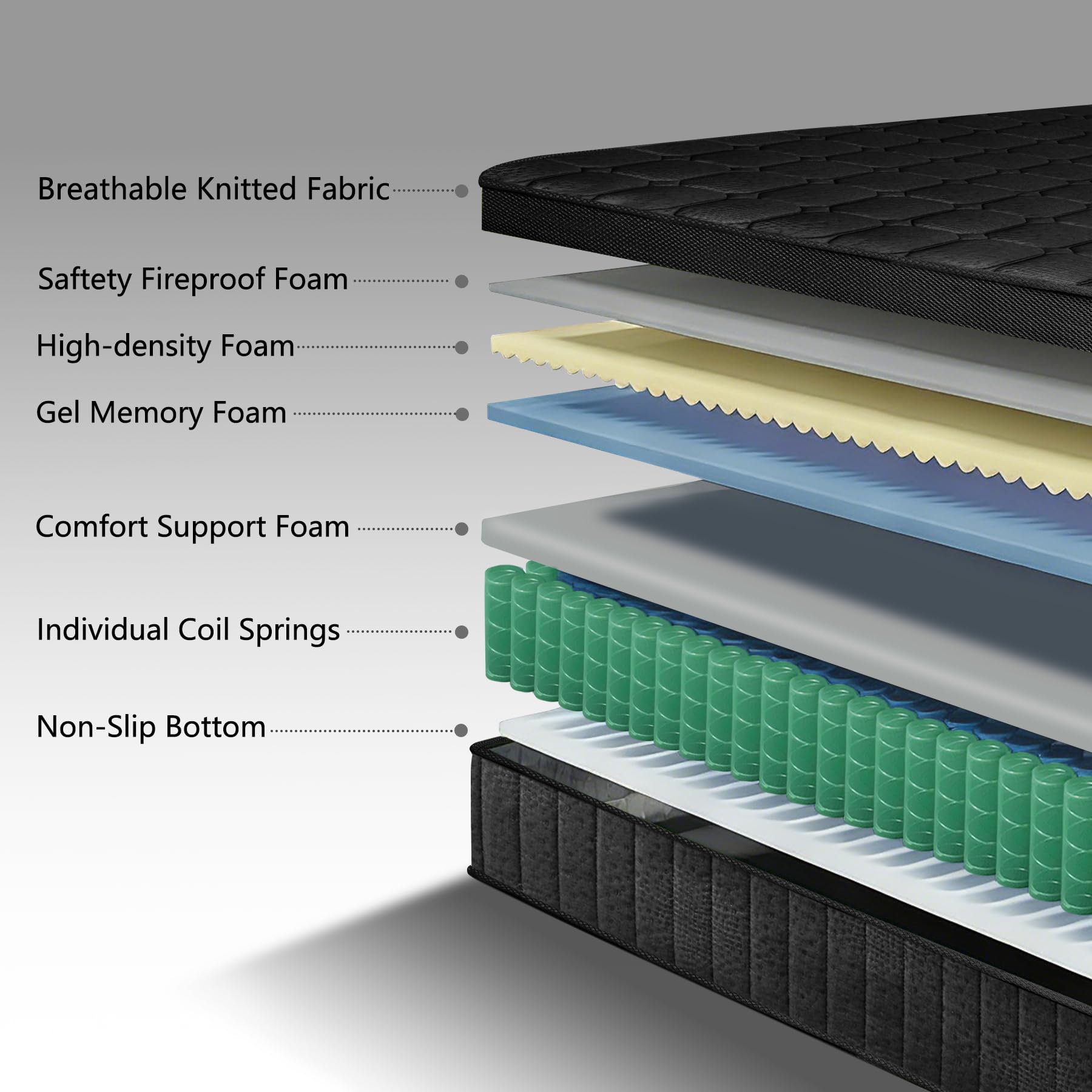Soft knit cover for breathable comfort