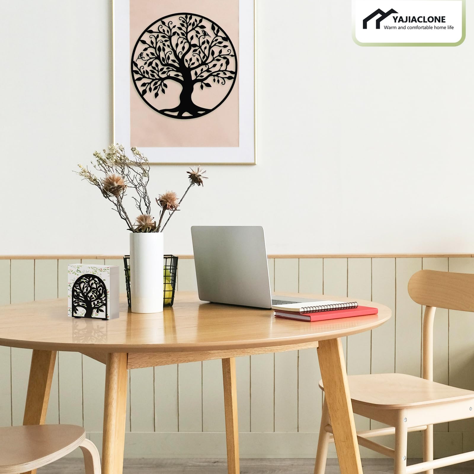 Decorative Tree of Life pattern napkin holder