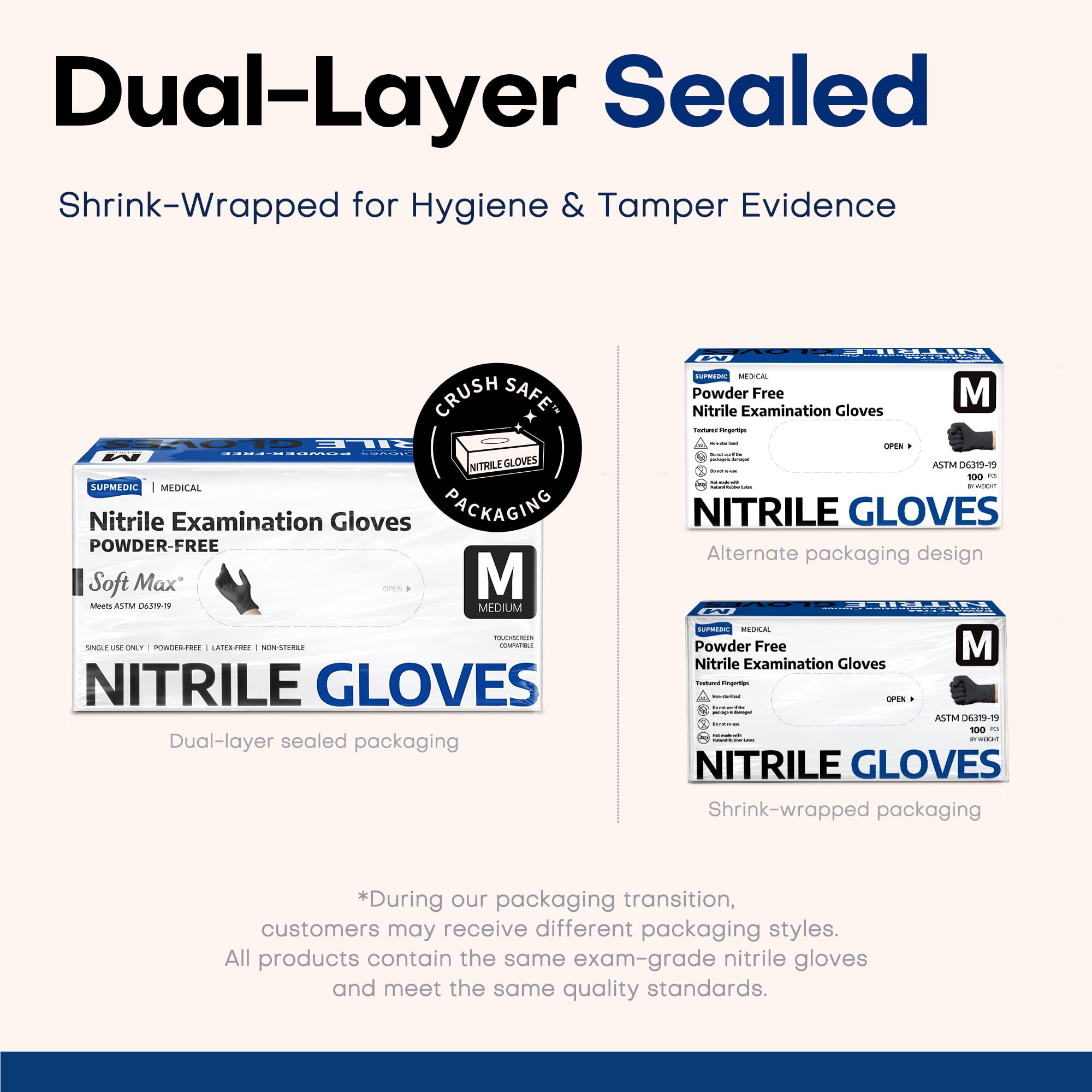 Finger thickness 0.12 mm palm thickness 0.08 mm