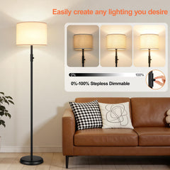 Standing lamp includes 1000 lumens LED bulb included