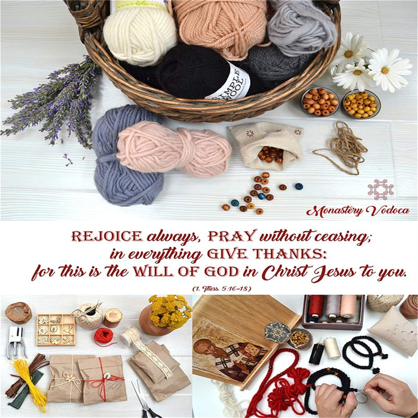 Prayer rope suitable for car hanging and home decor