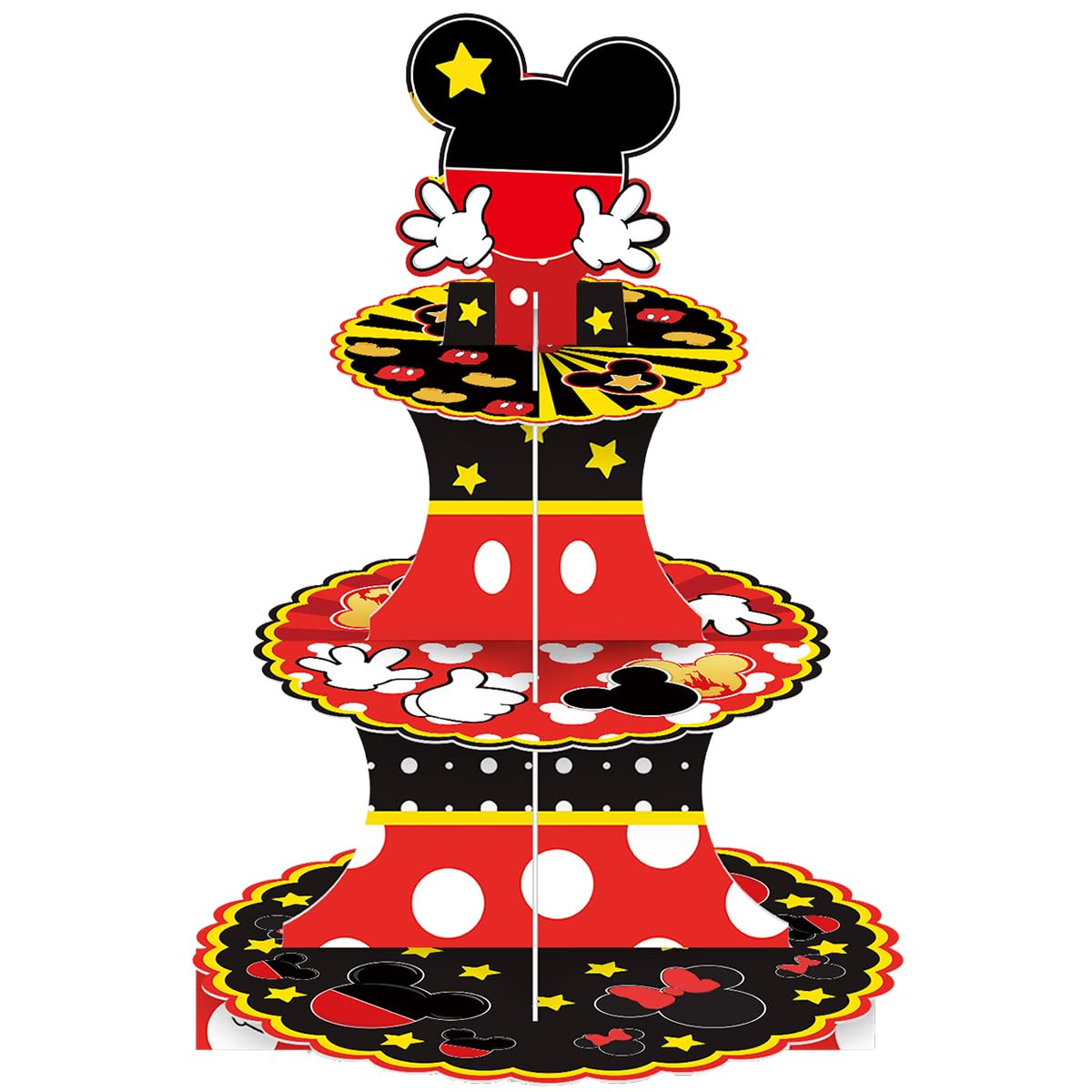 cupcake stand holds 14 to 20 standard cupcakes