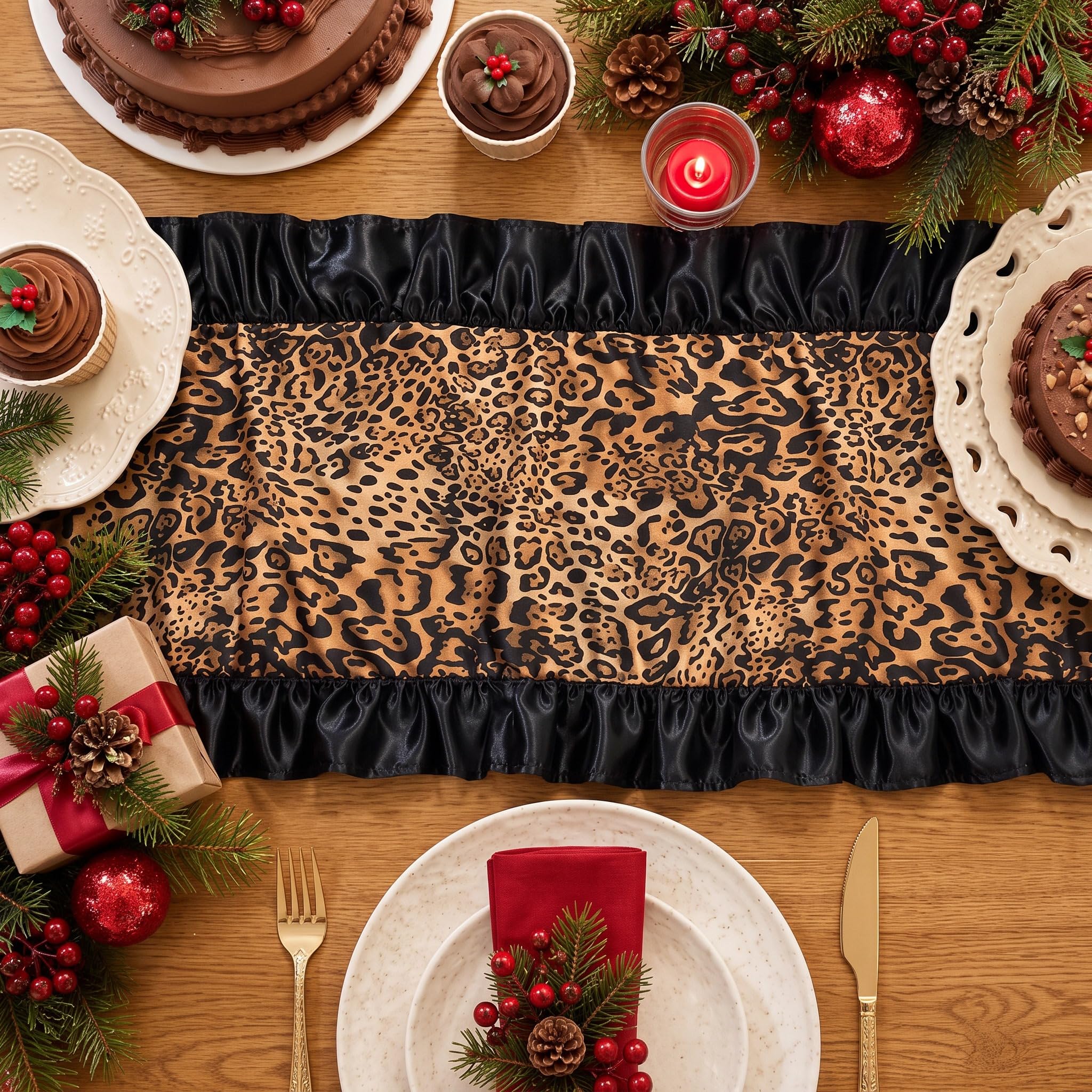 Versatile table runner for dining and decor uses