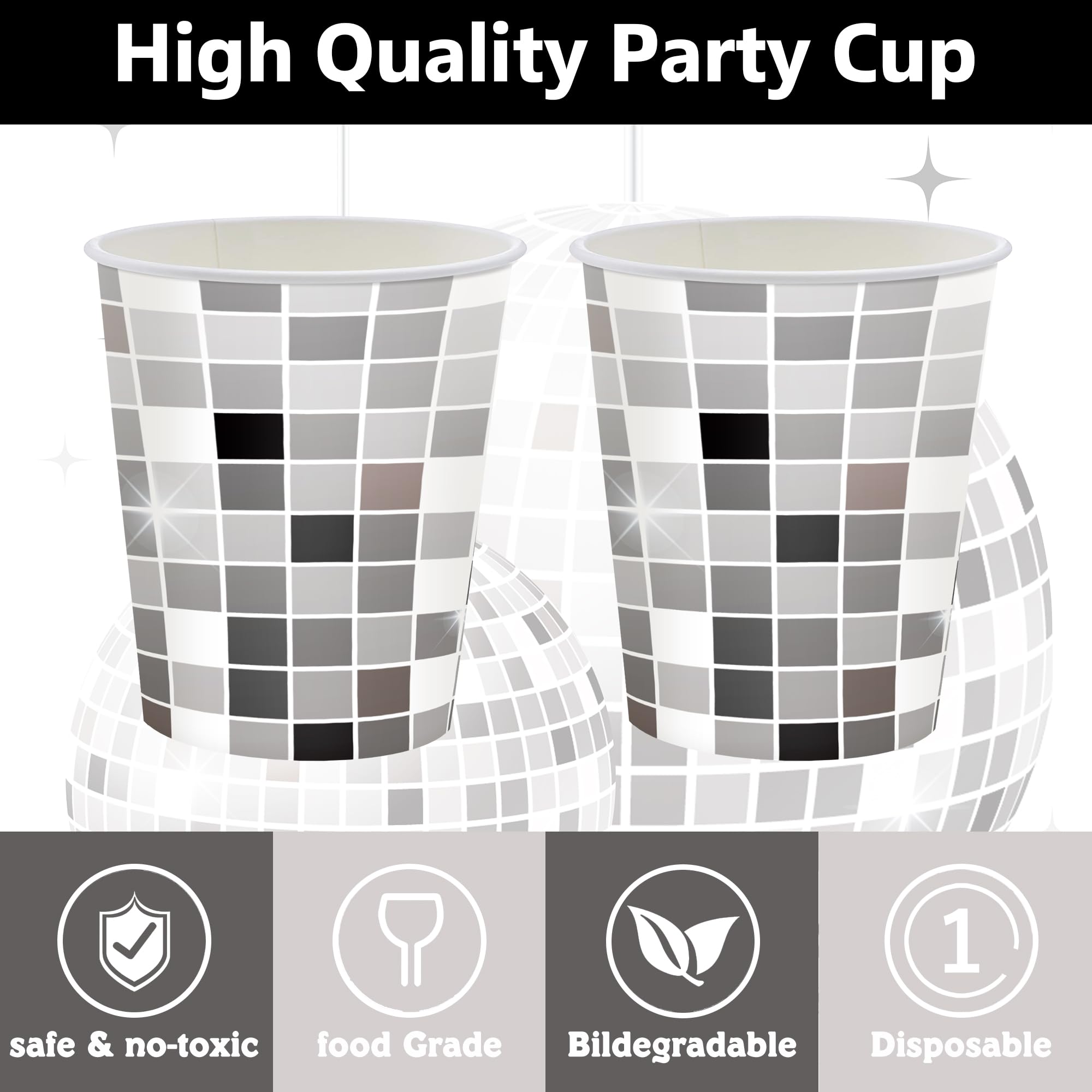 Disco Ball Party Decorations napkins image