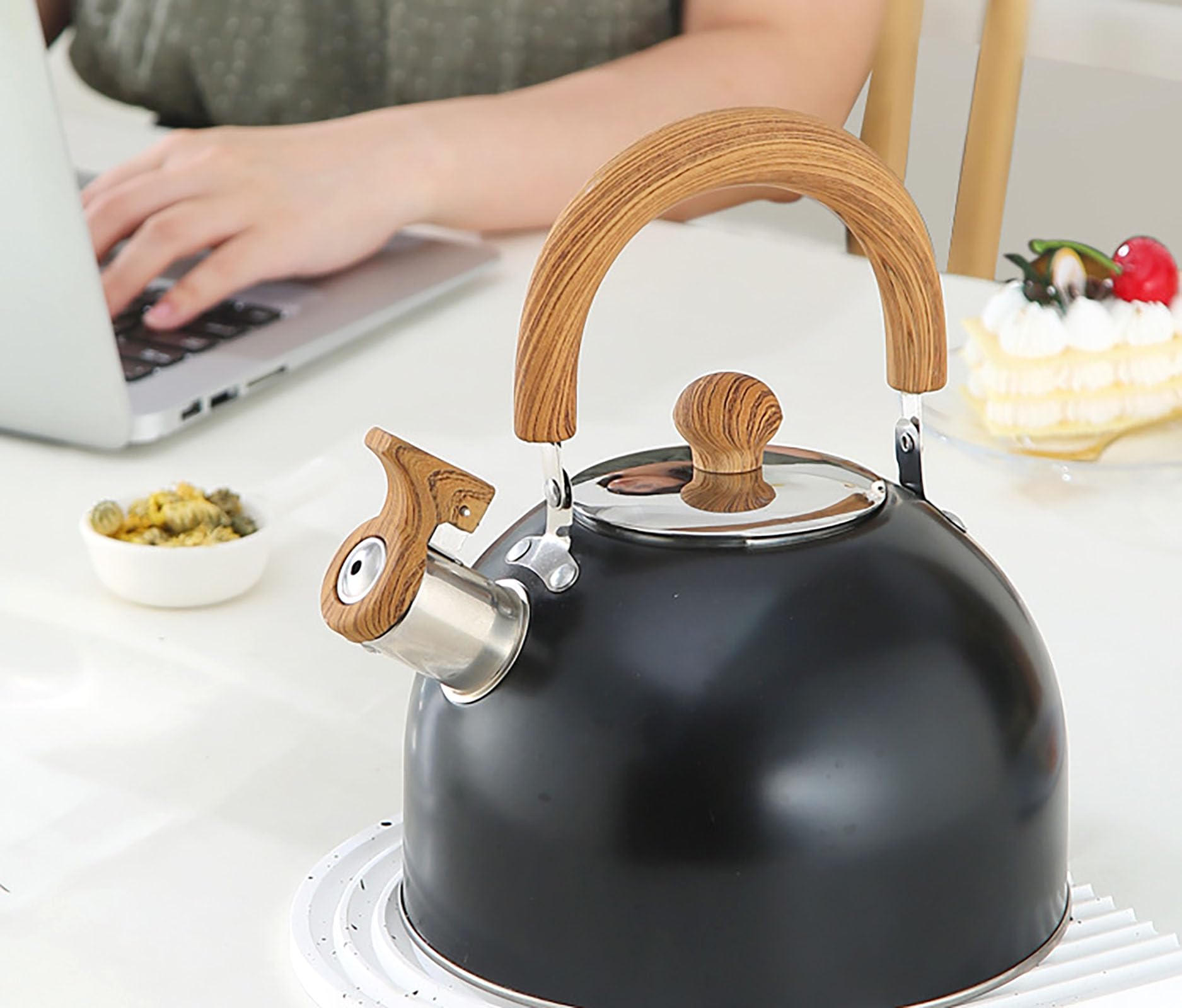 Kettle designed for boiling water tea and coffee