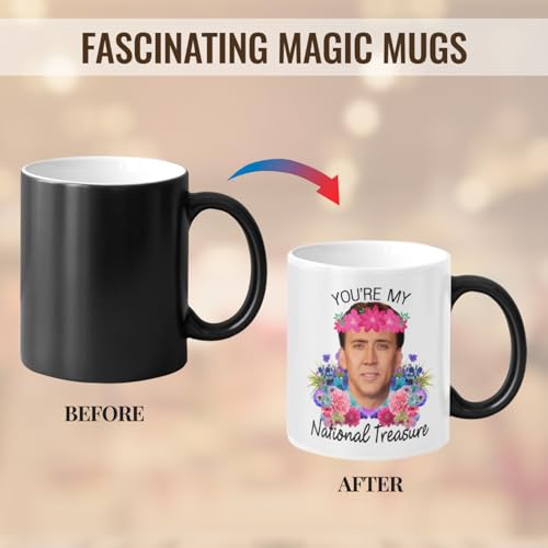 Color change mug black to white when hot