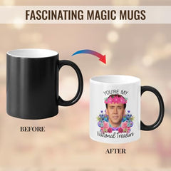 Color change mug black to white when hot