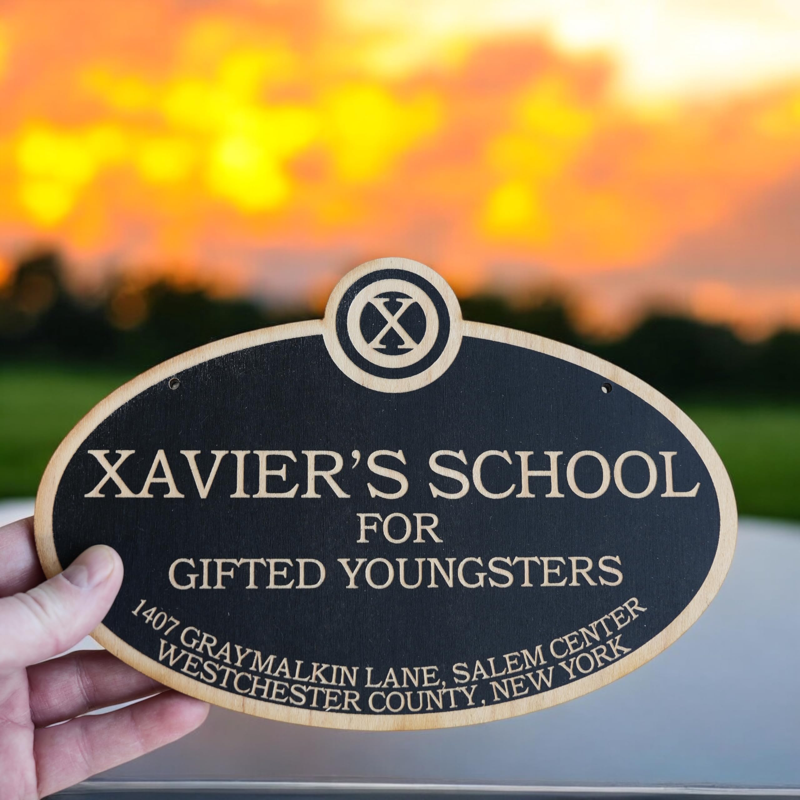 Home decor sign in black wood finish