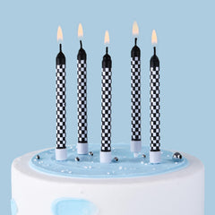 Pack of 36 racing cars themed birthday candles for kids parties