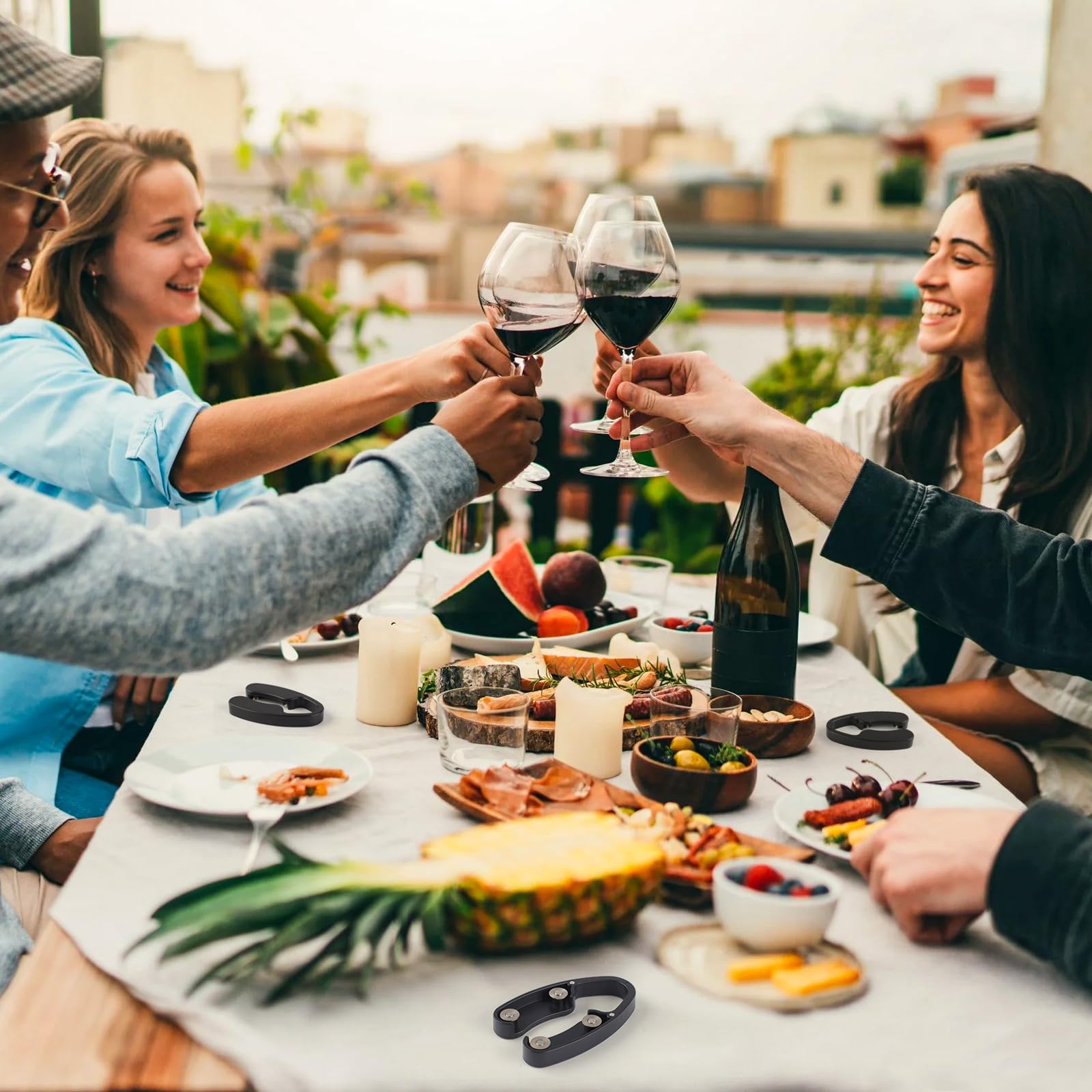 compact home bar accessory for wine enthusiasts