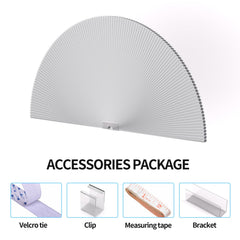Cordless arch shade with honeycomb structure for arch window