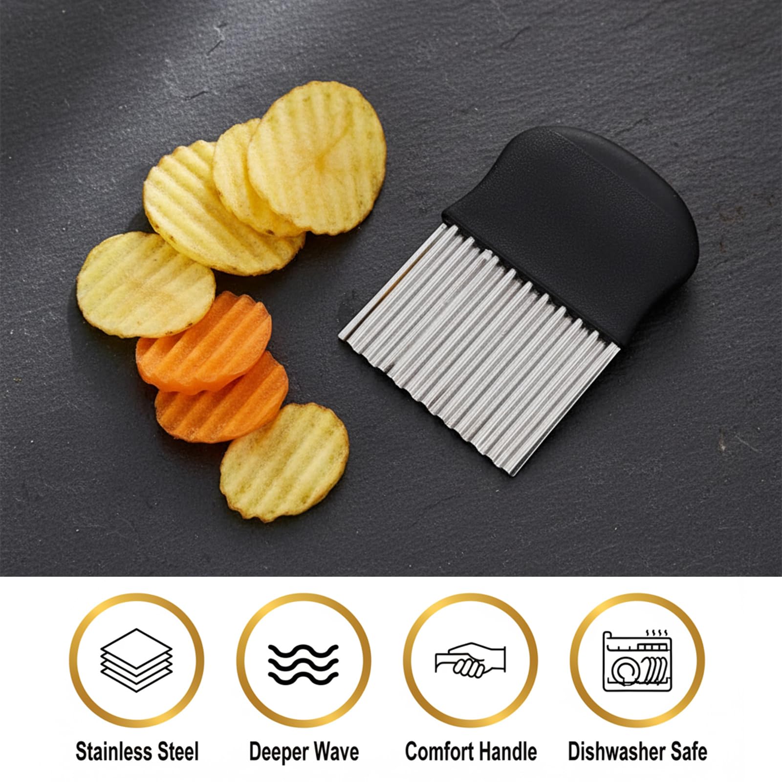 Blade cutting tool for fruit and vegetable with grip handle