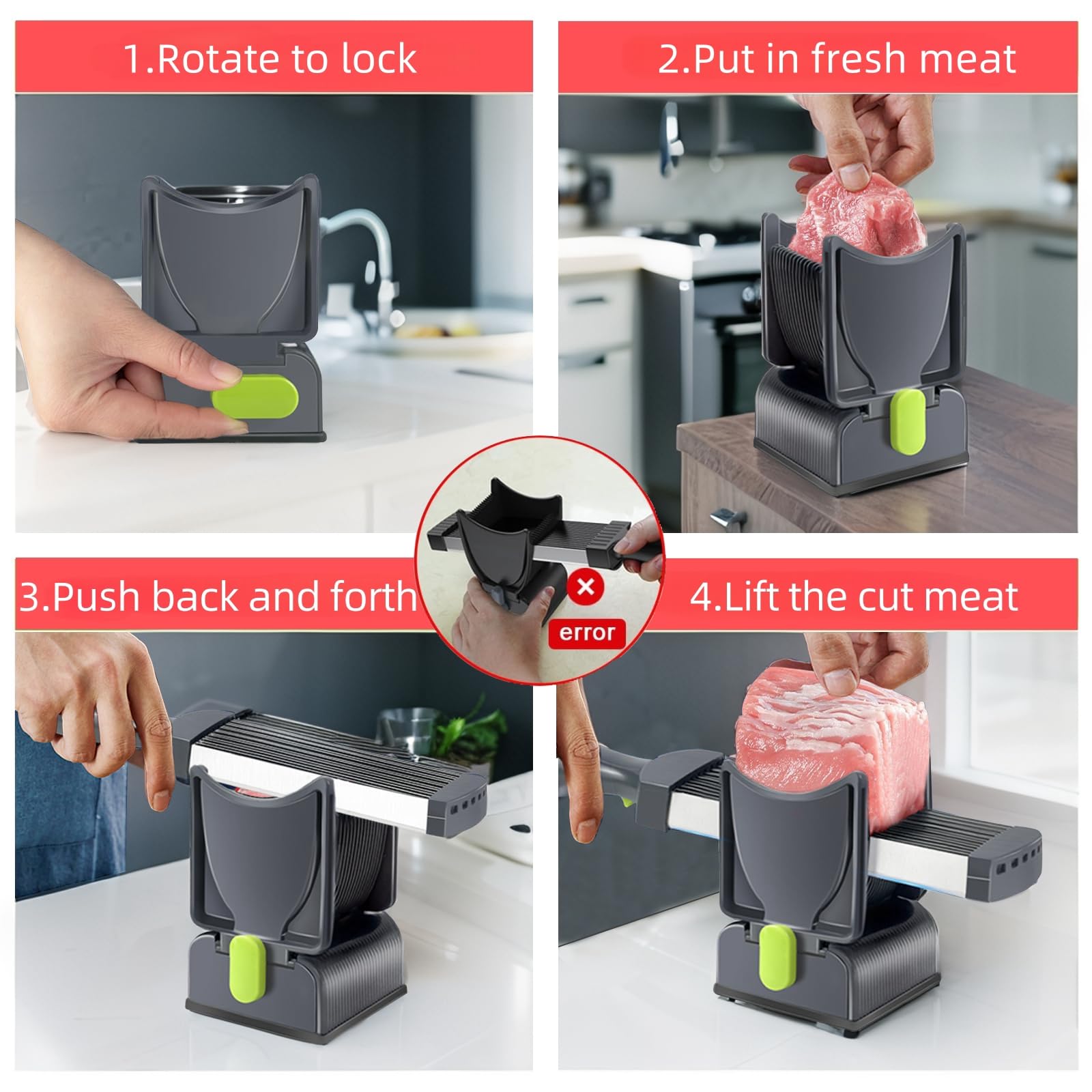 Included sharpener and cleaning brush for maintenance