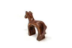3 inch tall wooden horse carving Blade Runner 2049