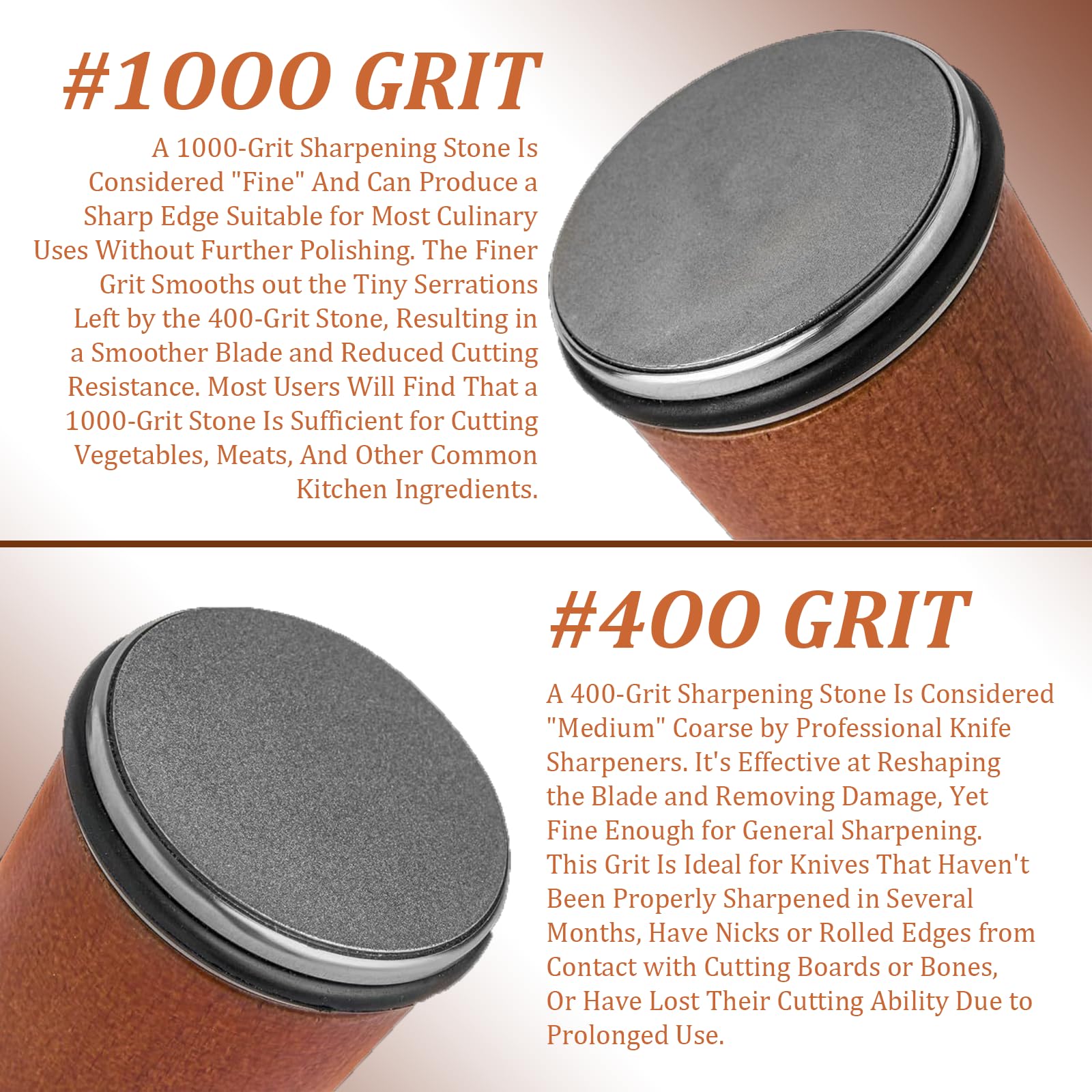 Natural wood base with powerful magnets for stable sharpening