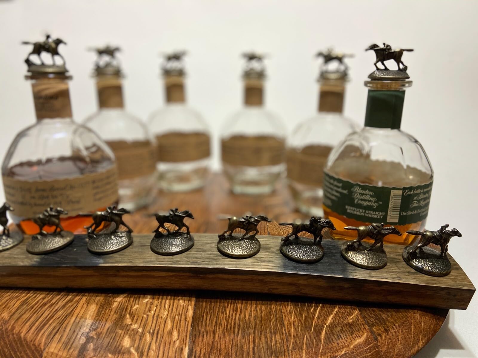 Display compatible with Blanton's Horse Cork Stoppers