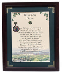 Bless This House Personalizable Framed Green Matted Blessing image 2