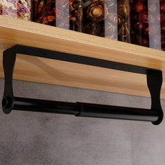 BlissfulDestiny paper towel holder black stainless steel
