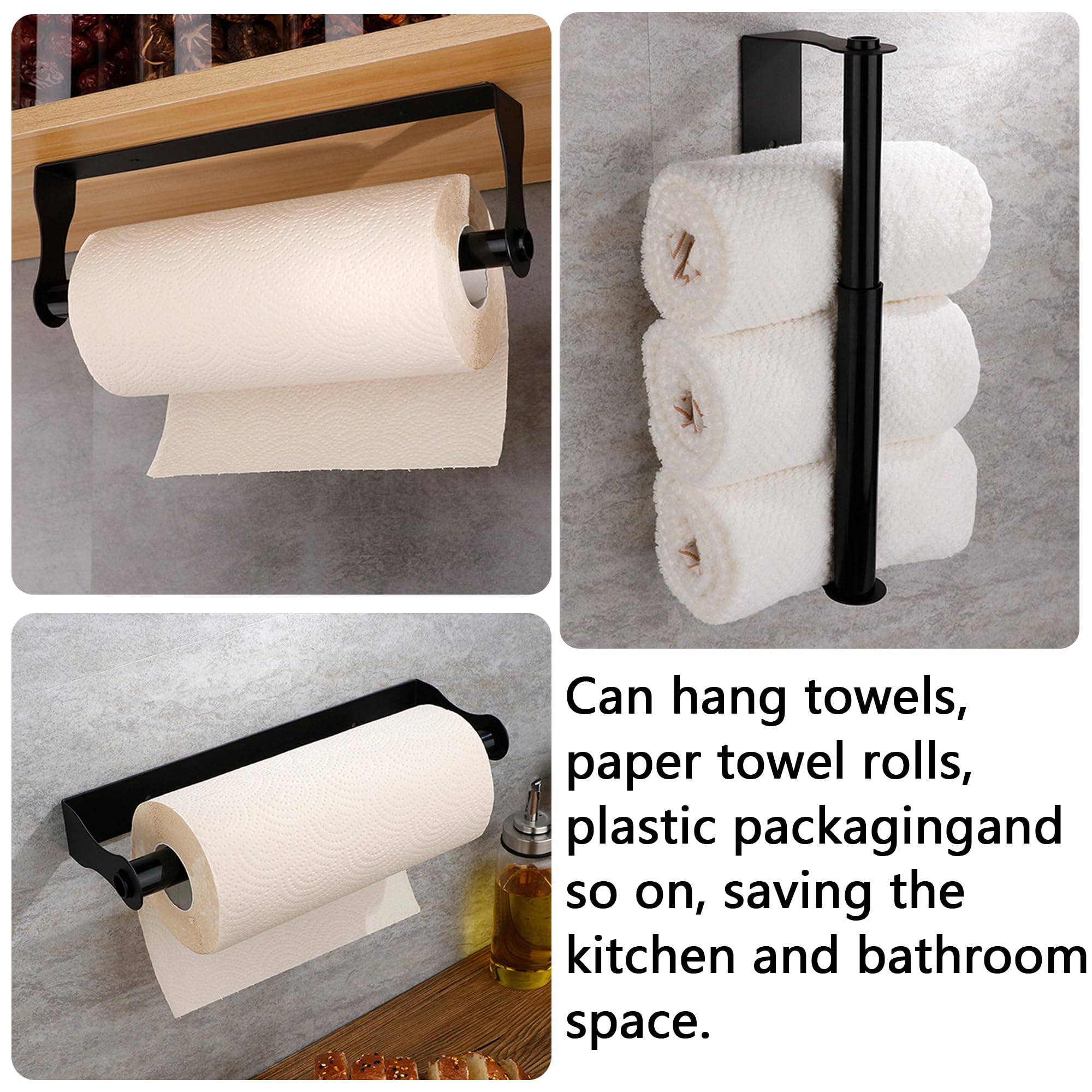 Self-adhesive kitchen roll rack BlissfulDestiny