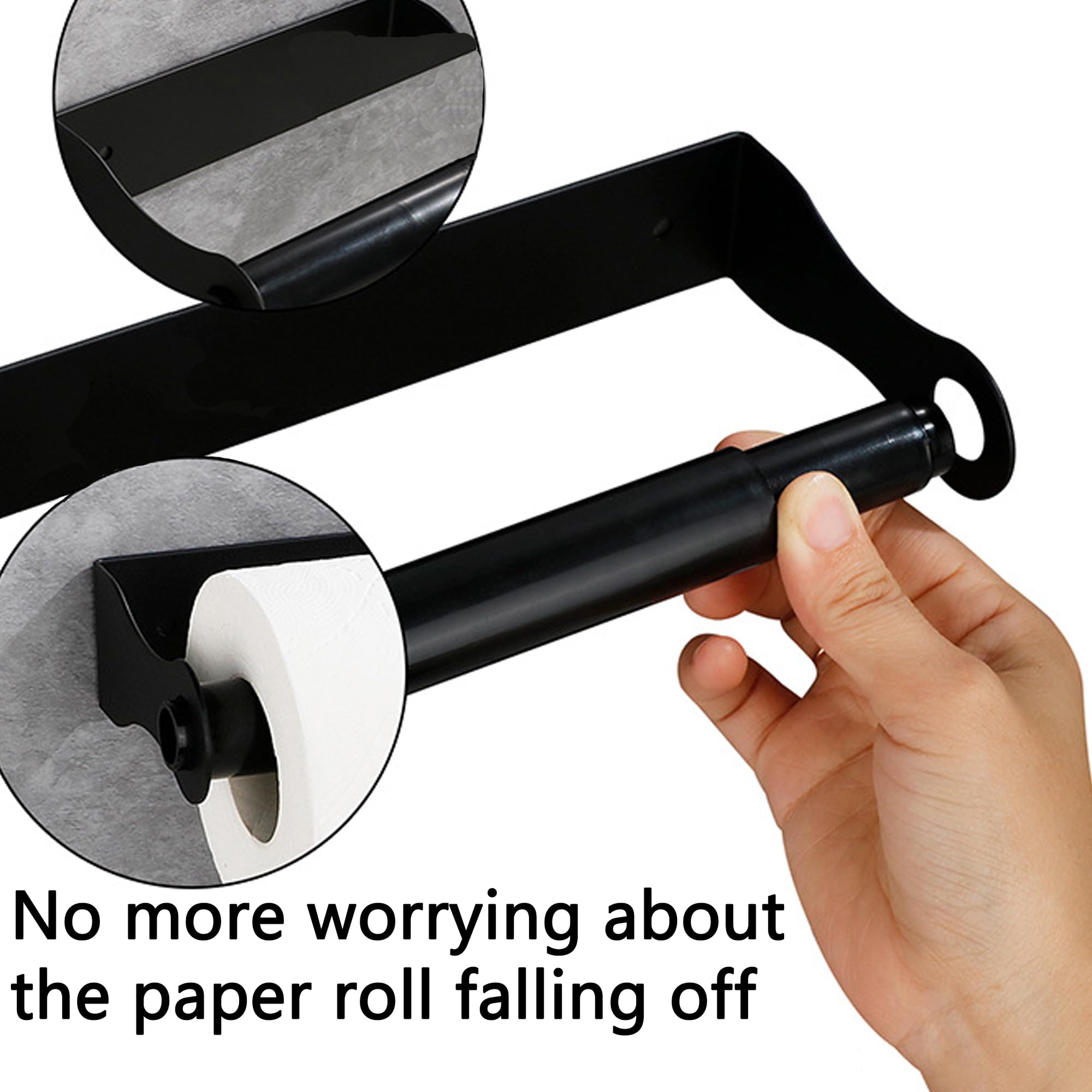 Holds up to 12 inches wide paper towels BlissfulDestiny