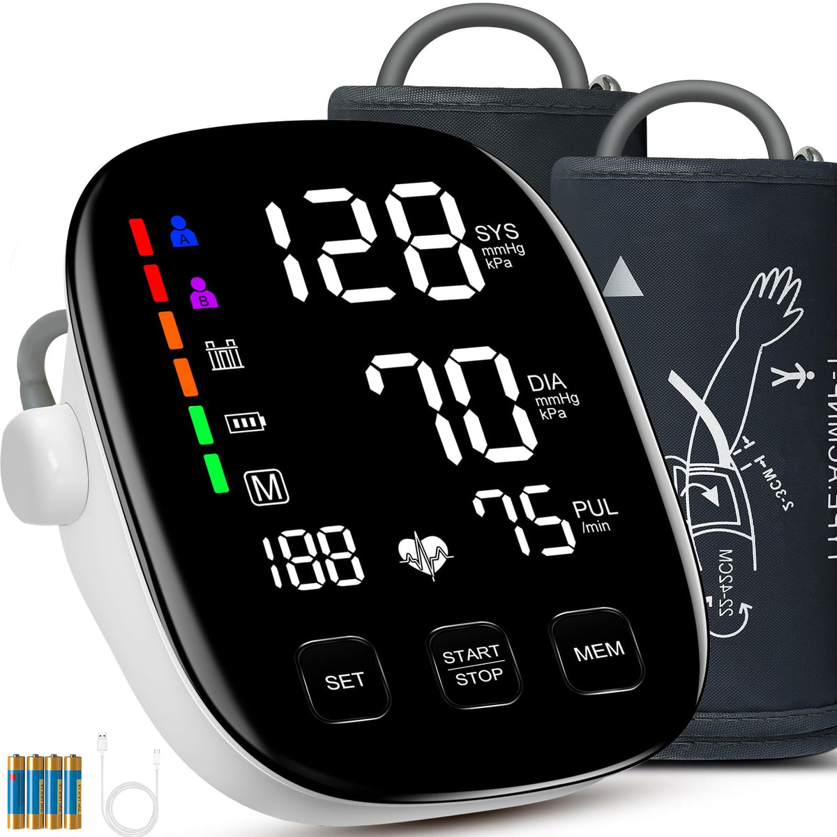 Blood Pressure Monitors with extra large cuff