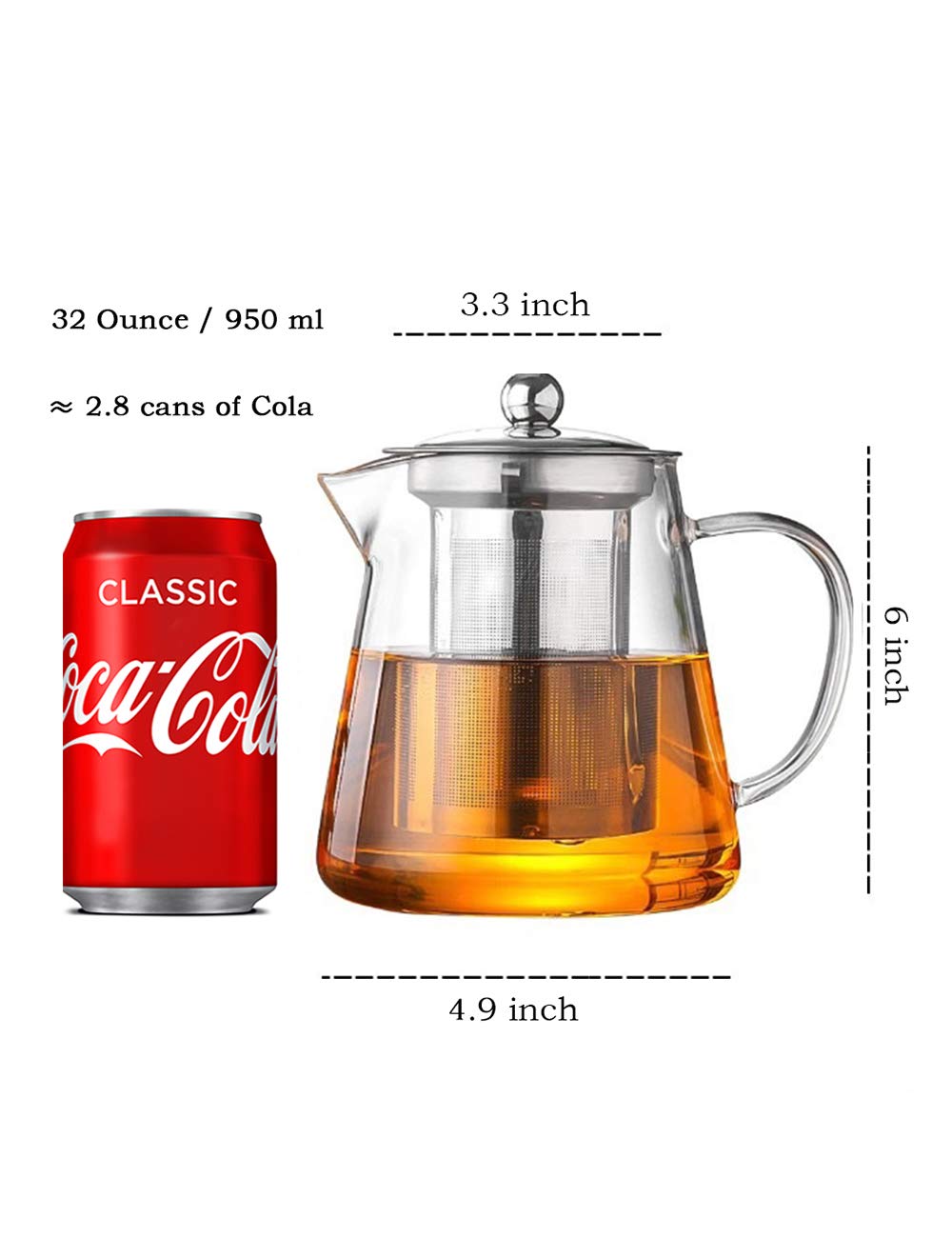 Blooming and loose leaf tea maker TMOST 950ml
