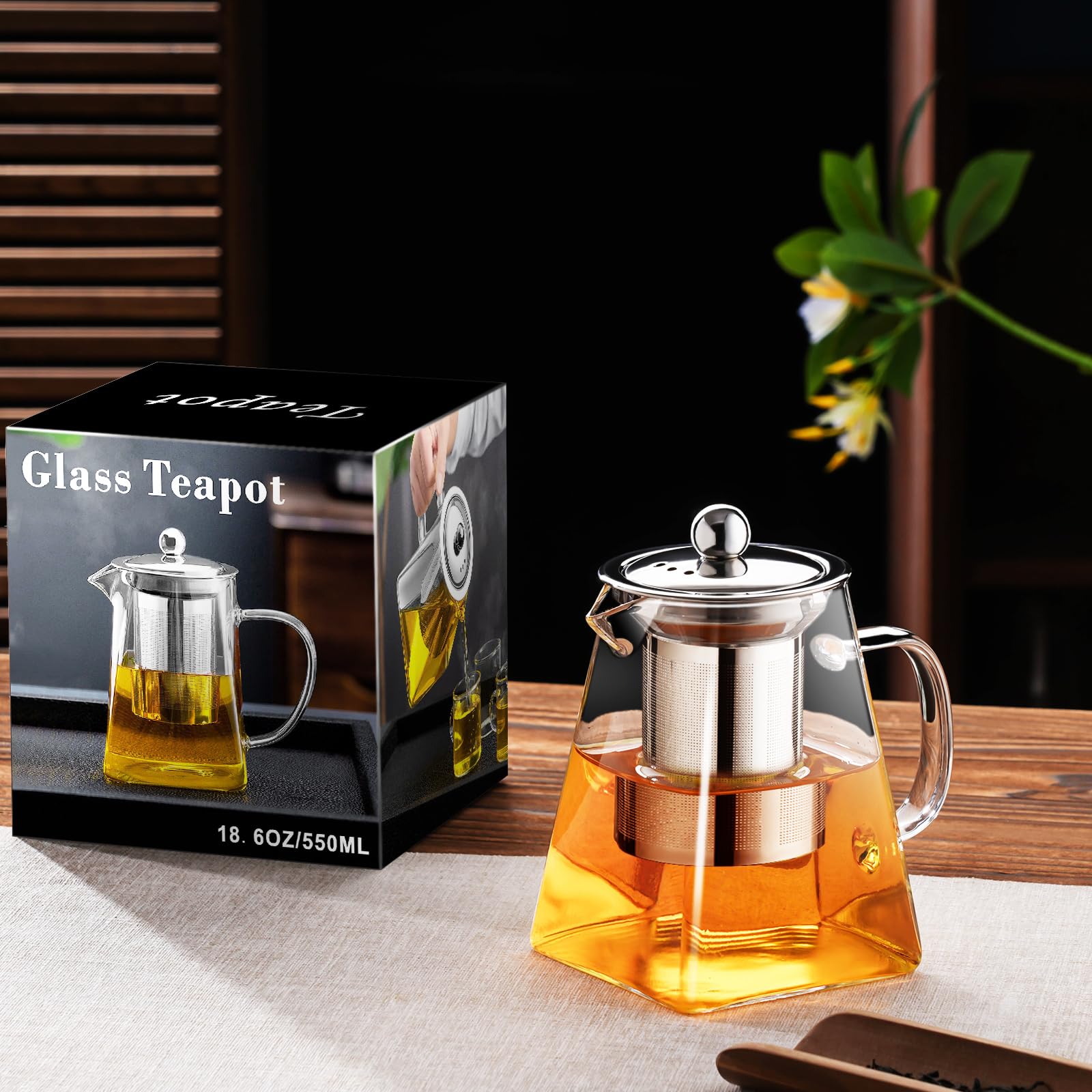 Blooming tea and loose leaf compatibility