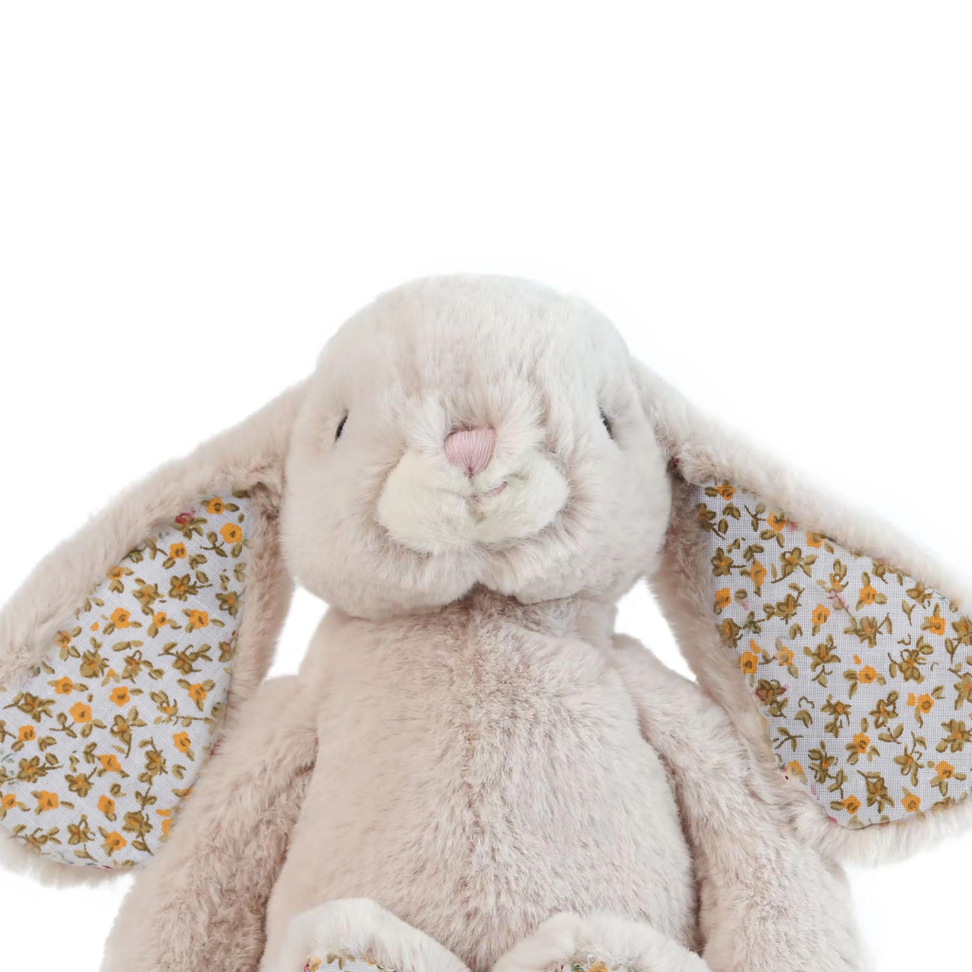 Bean bag weighted ears and legs Blossom Bunny poseable toy