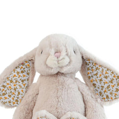 Bean bag weighted ears and legs Blossom Bunny poseable toy