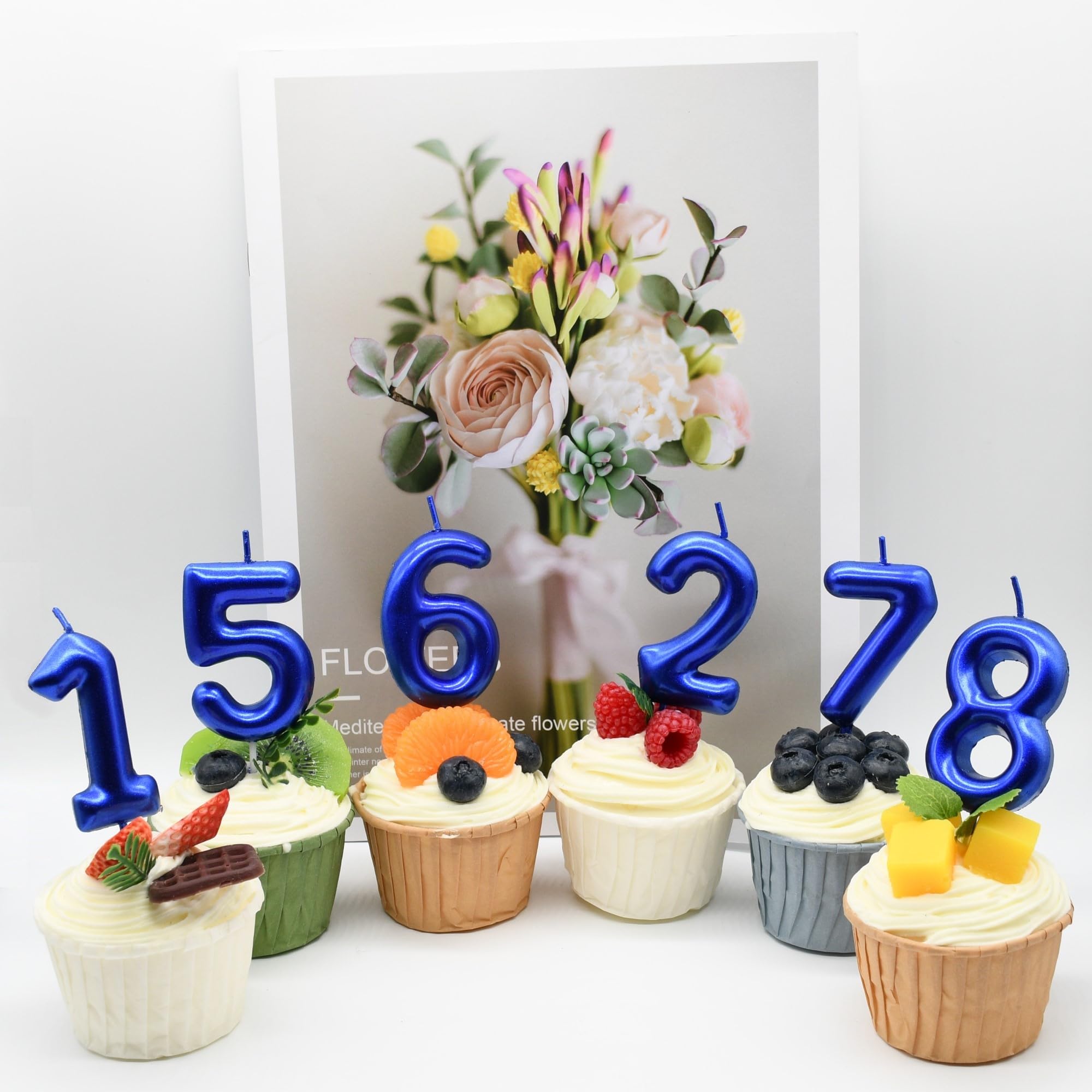 2.36 inch classic cake topper candle