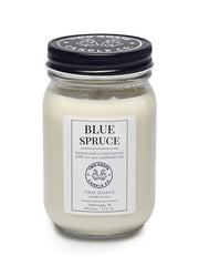 Blue Spruce Scented Soy Candle 12 oz hand poured in the USA