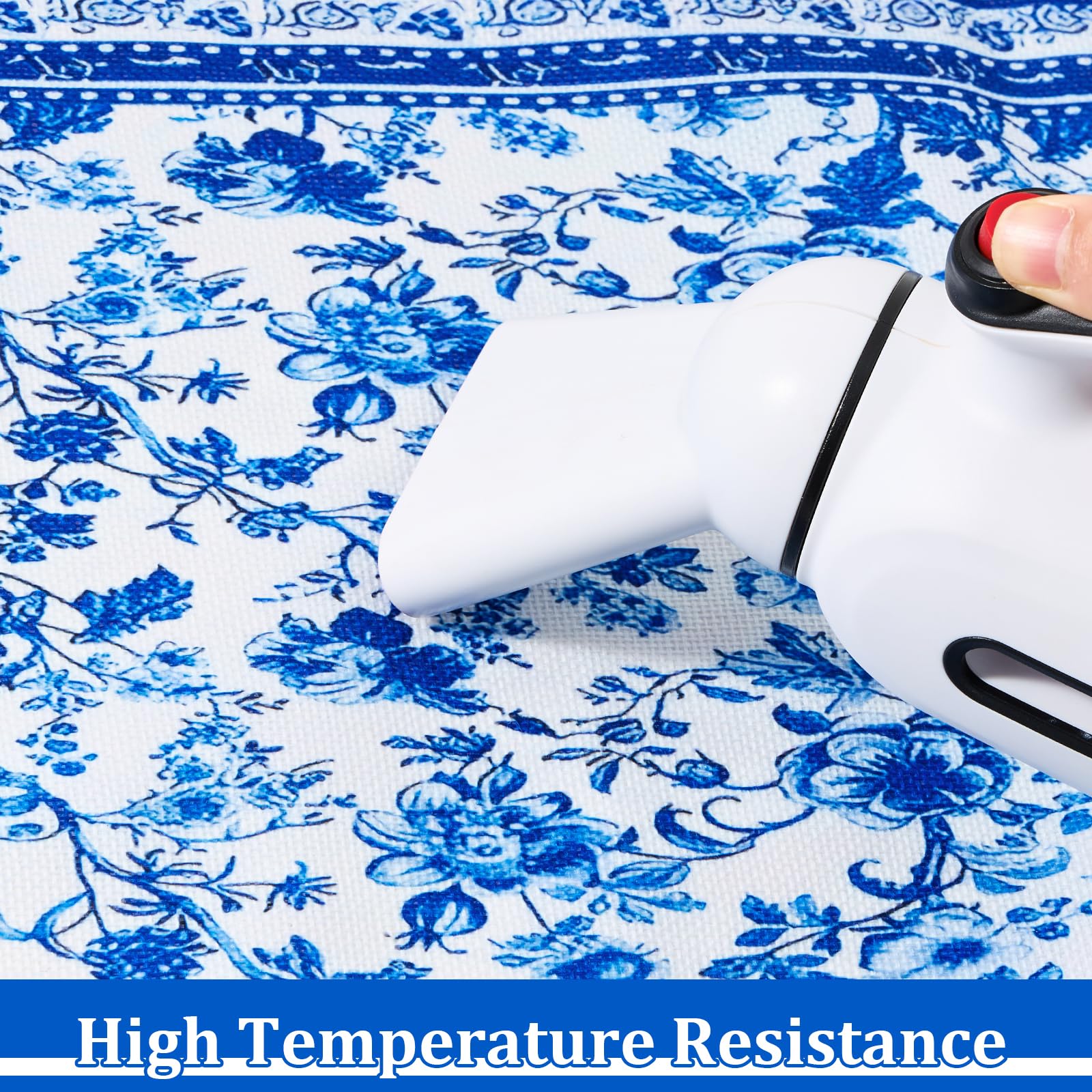 Heat resistant linen table decor for indoor outdoor