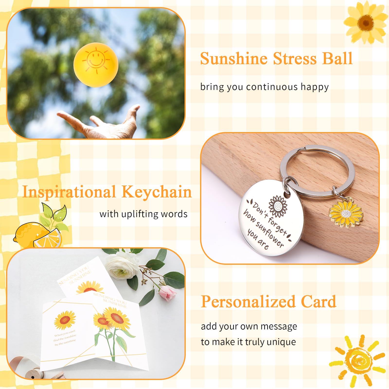Sunflower straw cap and stainless steel mug engraving A CUP OF SUNSHINE FOR YOU