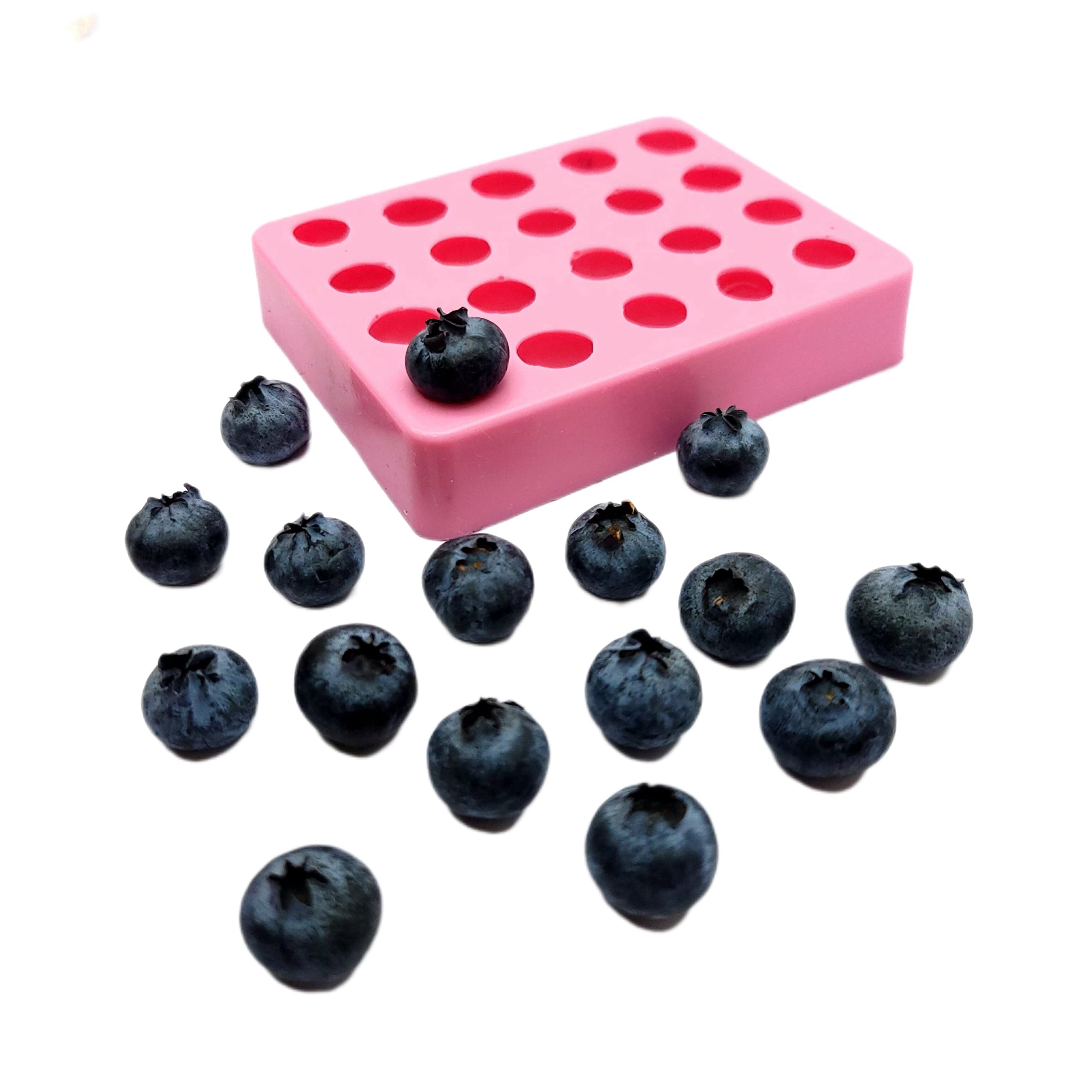 Blueberries silicone mold NC056 20 cavities
