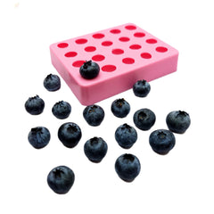 Blueberries silicone mold NC056 20 cavities