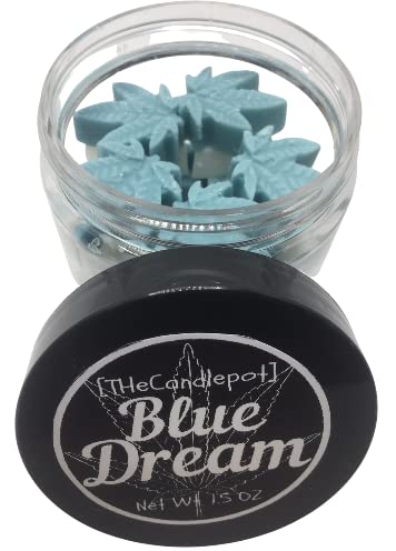 Oversized Blue Dream wax melts approx 1 inch wide