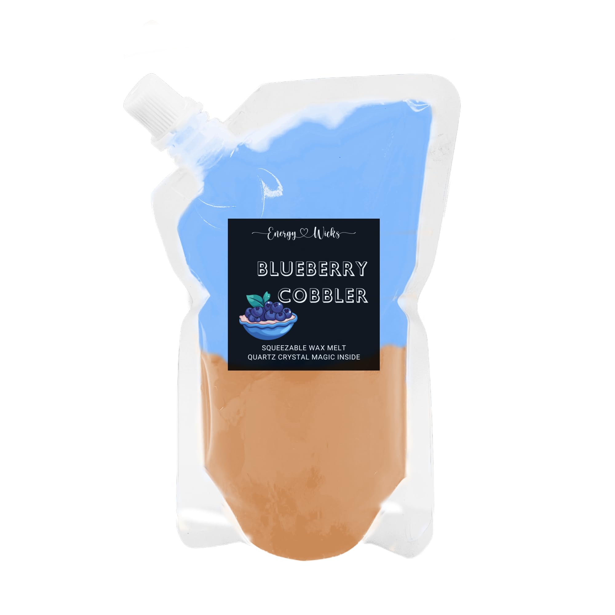Blueberry Cobbler squeezable wax melt 4 oz pouch