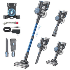 BlueEpic cordless vacuum cleaner with 2200mAh detachable battery