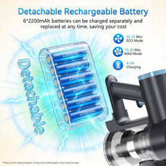 BlueEpic cordless stick vacuum 45 kPa suction