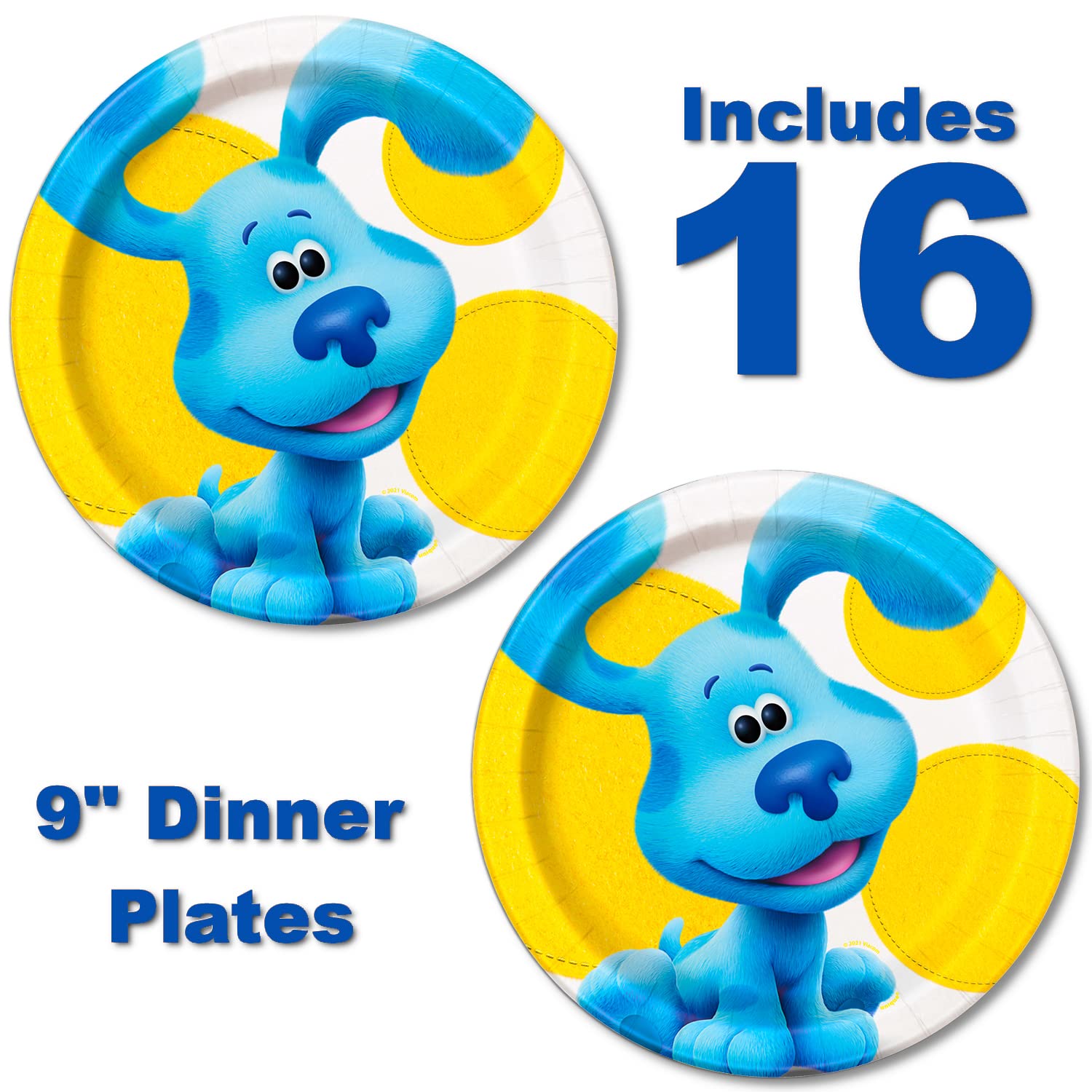 Blues Clues birthday party napkins 6.5in folded 13in