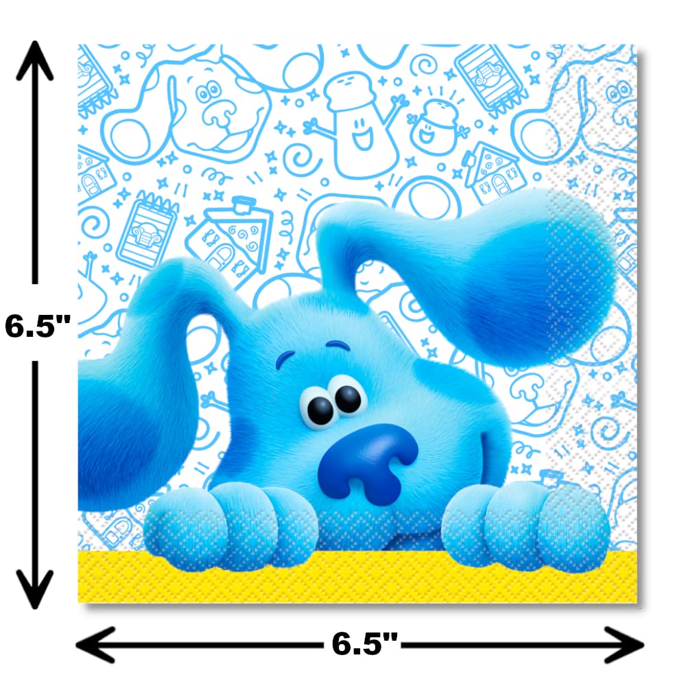 USA made Blues Clues party plates and napkins