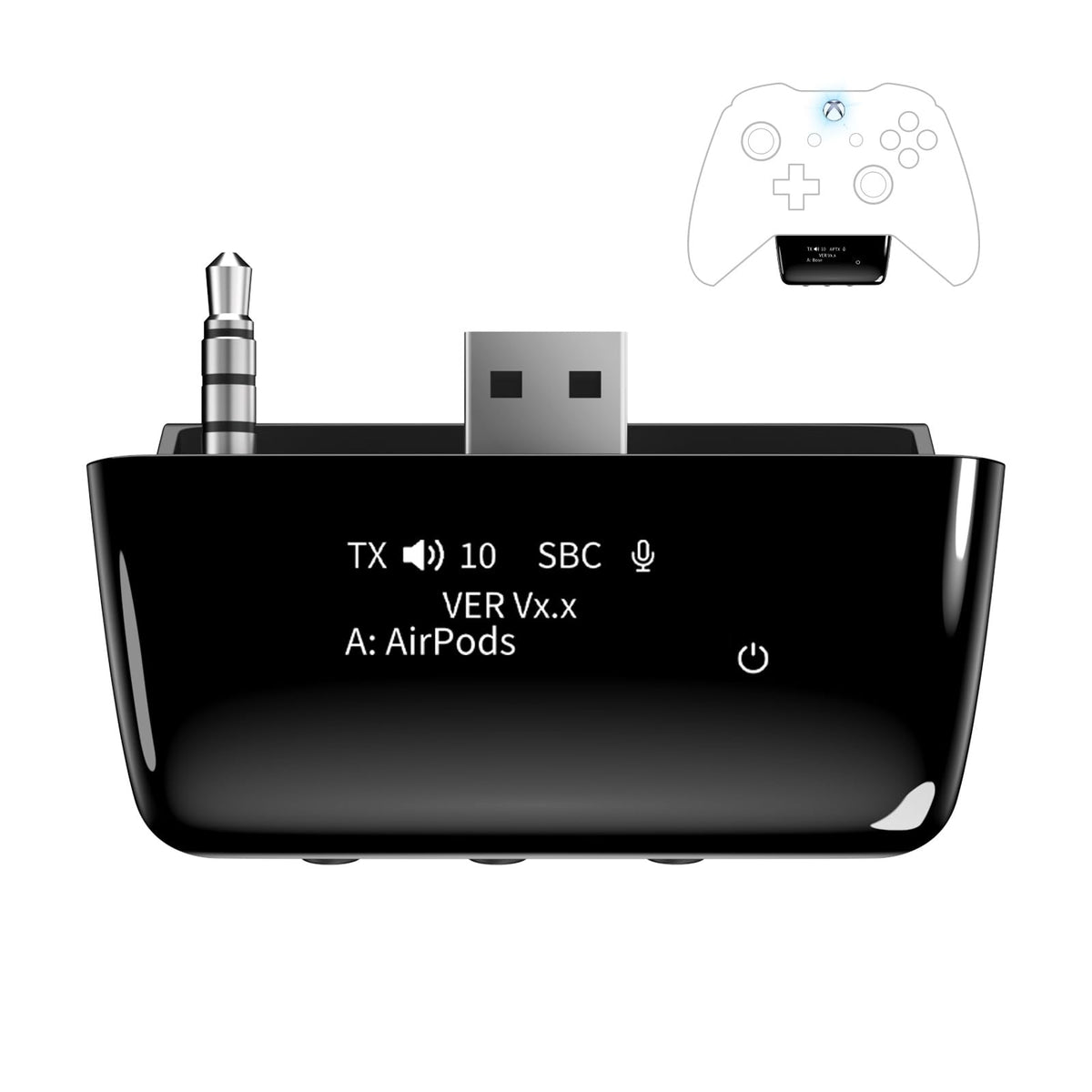 Bluetooth 5.2 wireless audio adapter product image