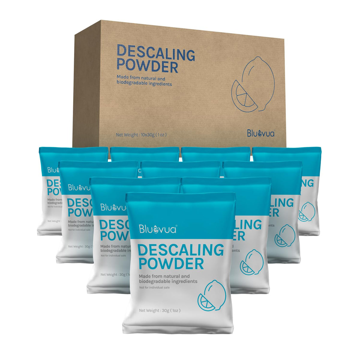 Bluevua Descaling Powder for coffee makers and ROPOT models