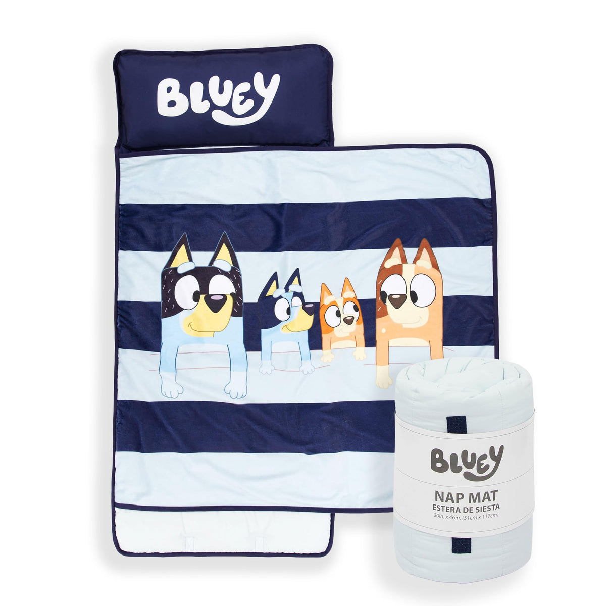 Bluey nap mat kids sleeping surface 46x20